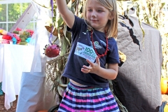 Admiring her Clove Apple