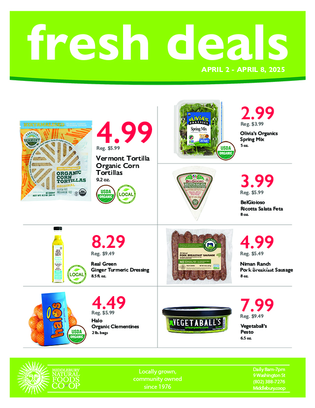 Fresh deals sales flyer for April 2-8