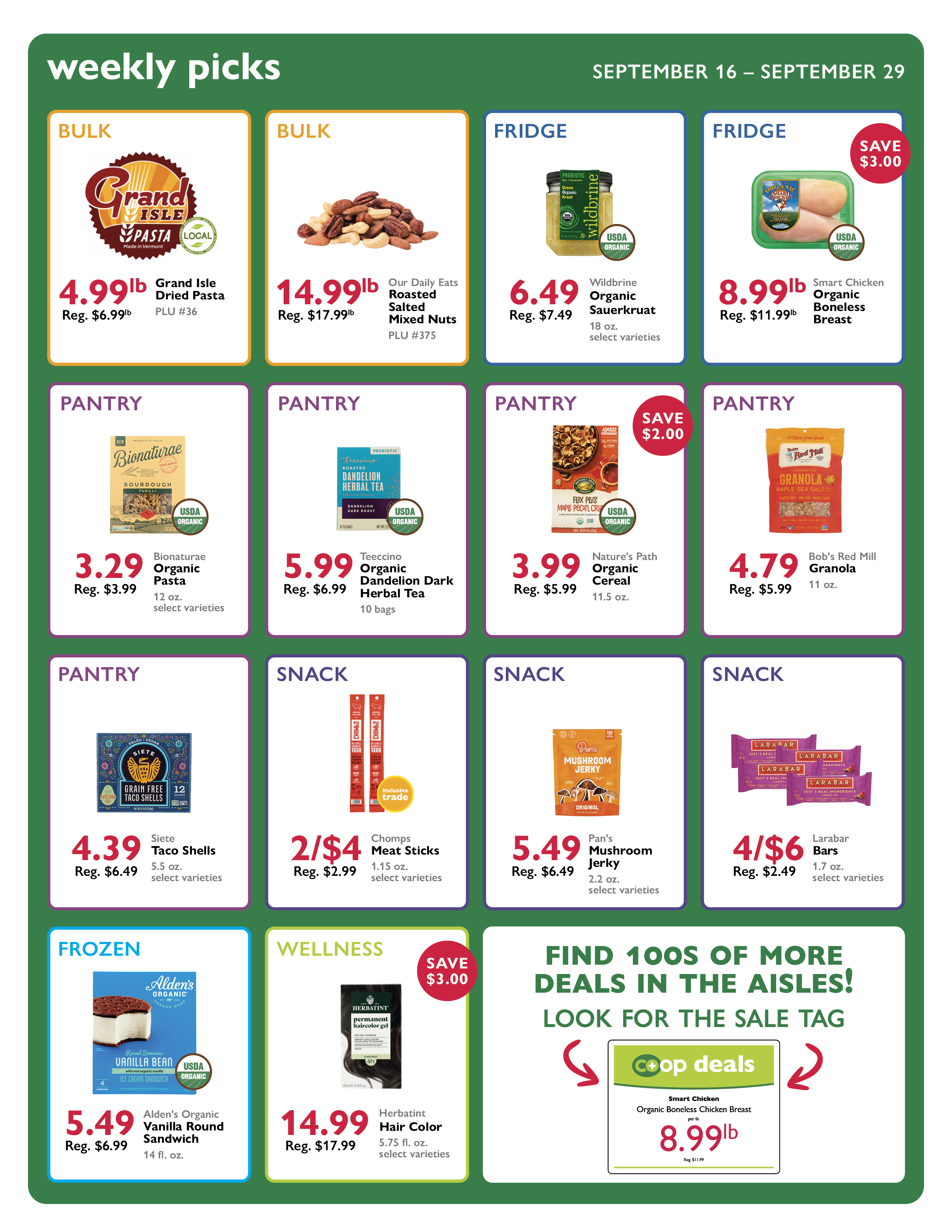 Weekly Deals Flyer 9/16-9/29
