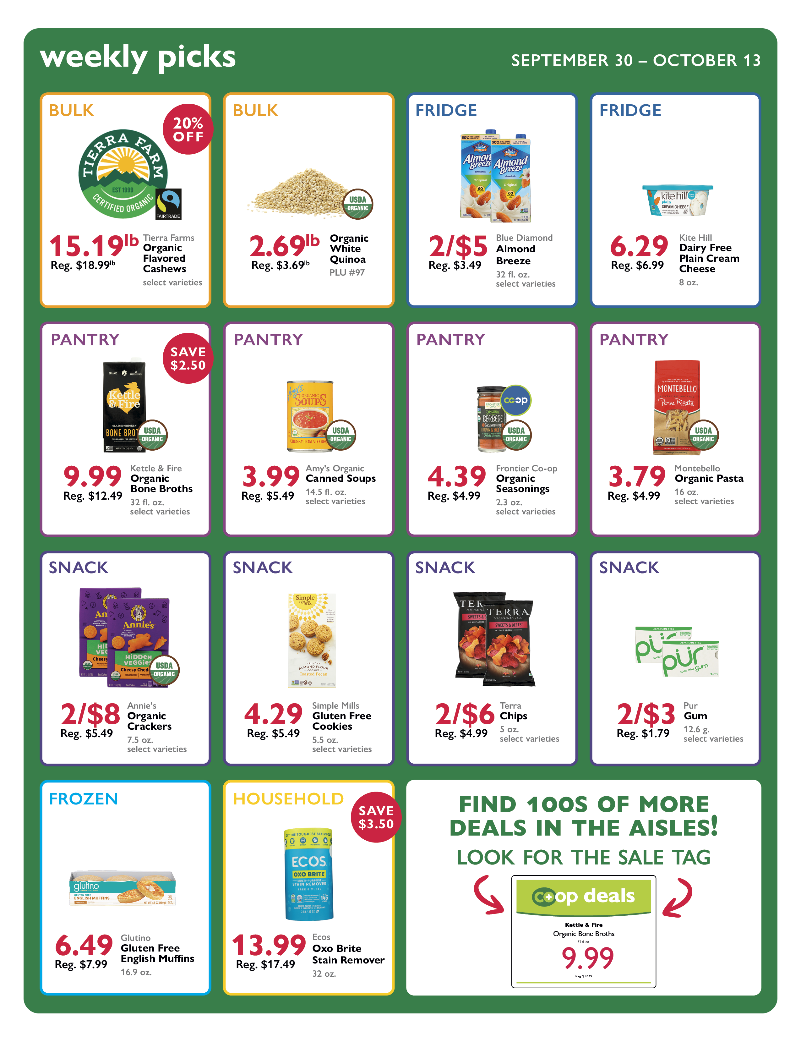 Weekly Deals Flyer 9/30-10/13