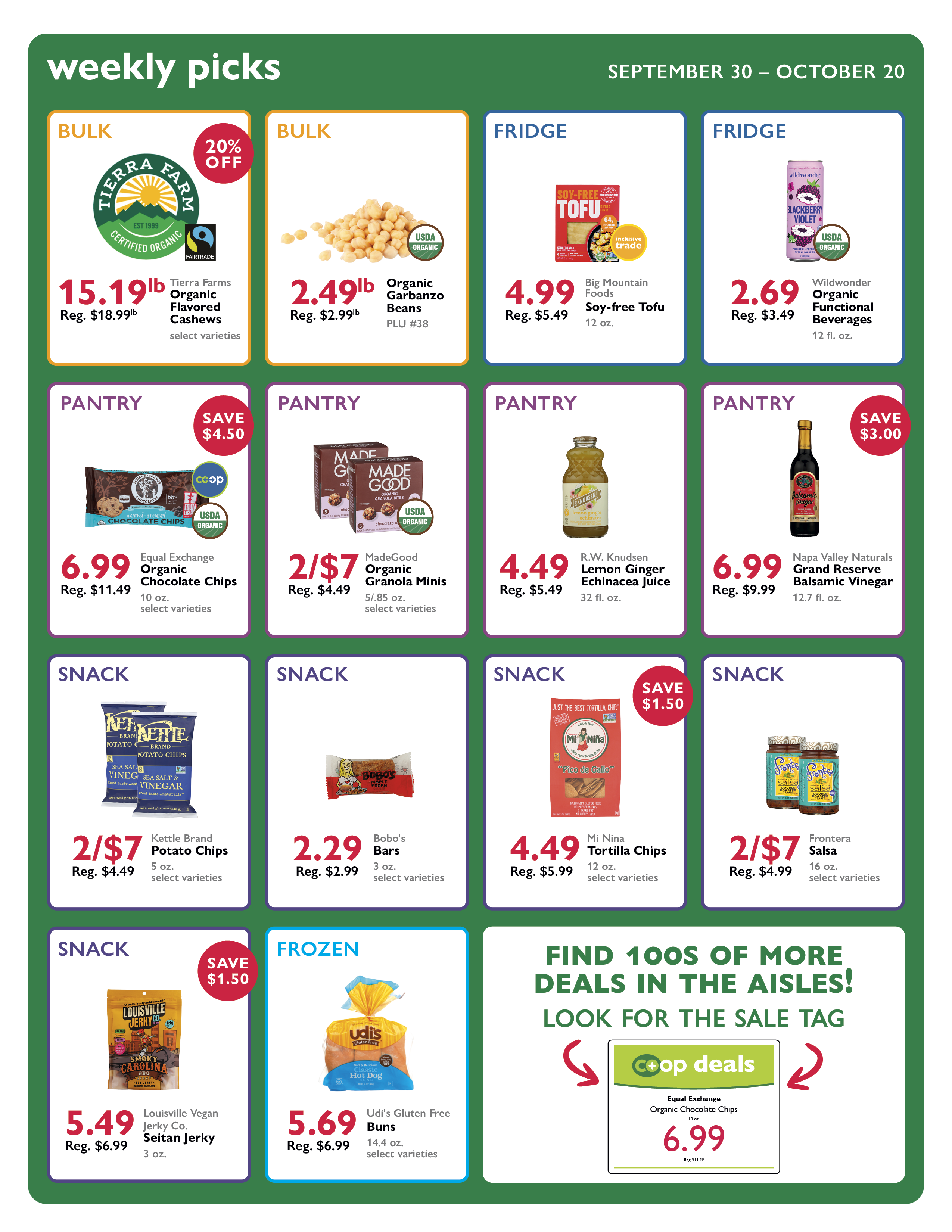 Weekly Deals Flyer 9/30-10/20